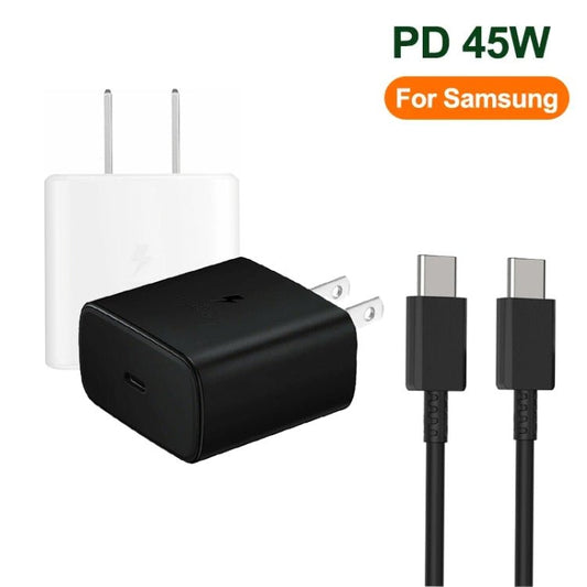 M135 45W USB - C / Type - C Port Fast Charger with 5A Type - C to Type - C Cable, US Plug, US Plug + Type - C Cable - ORIWHIZ