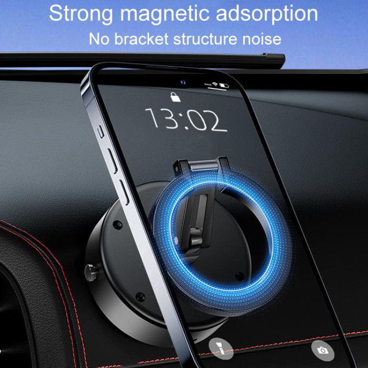 M17 Electrical Suction Cup Mobile Phone Car Holder Folding Rotating Magnetic Suction Navigation Stand - ORIWHIZ