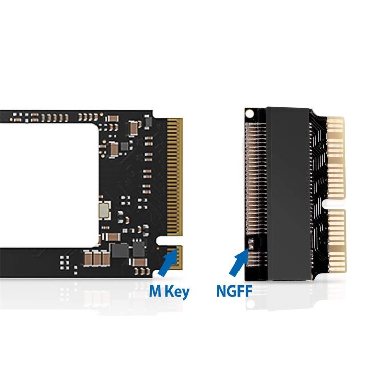 M.2 PCIE NVME SSD Adapter For MacBook Air Pro Retina Mid 2013 - 2017, M.2 PCIE NVME SSD Green, M.2 PCIE NVME SSD Black - ORIWHIZ