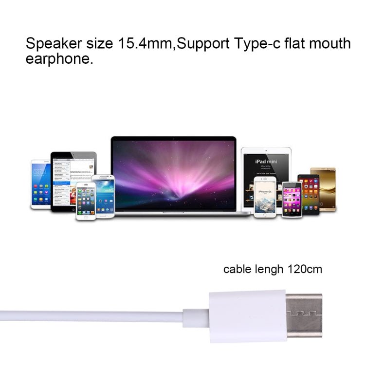 M25 USB - C / Type - C Interface Stereo Dynamic Bass Earphone with Mic - ORIWHIZ
