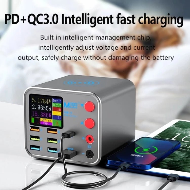 MaAnt Dianba NO.1 Multi - port Wireless USB PD Charger, US Plug, Dianba NO.1, US Plug, Dianba NO.1, EU Plug - ORIWHIZ