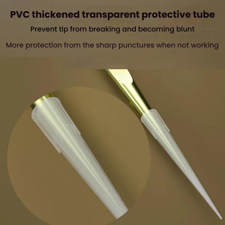 MaAnt Titanium Tweezers Antistatic Small Clip Bird Nest Hair Picking Pink Prick Clip Repair Tool, Straight, Curve - ORIWHIZ