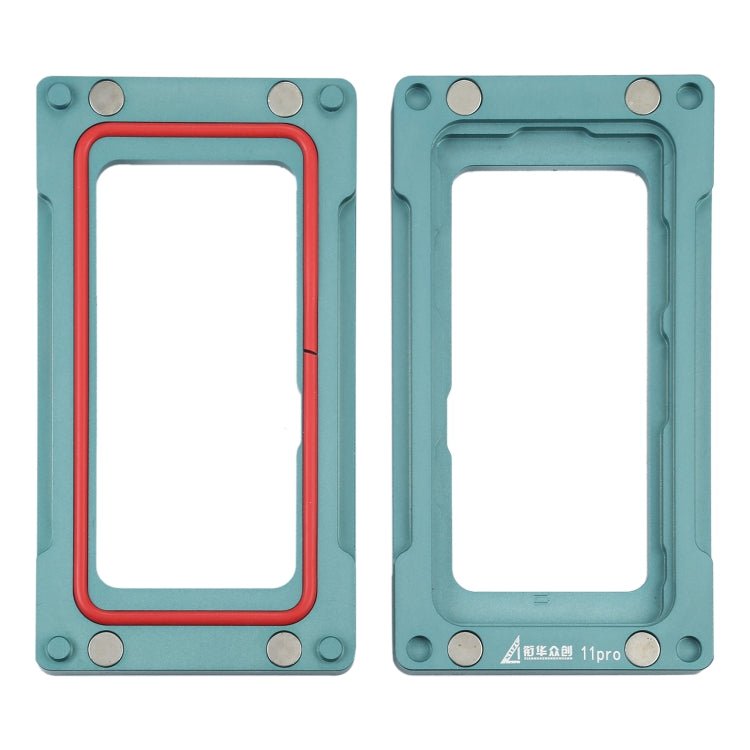 Magnetic LCD Screen Frame Bezel Pressure Holding Mold Clamp Mold For iPhone 11 Pro, For IP11 Pro (Magnetic) - ORIWHIZ