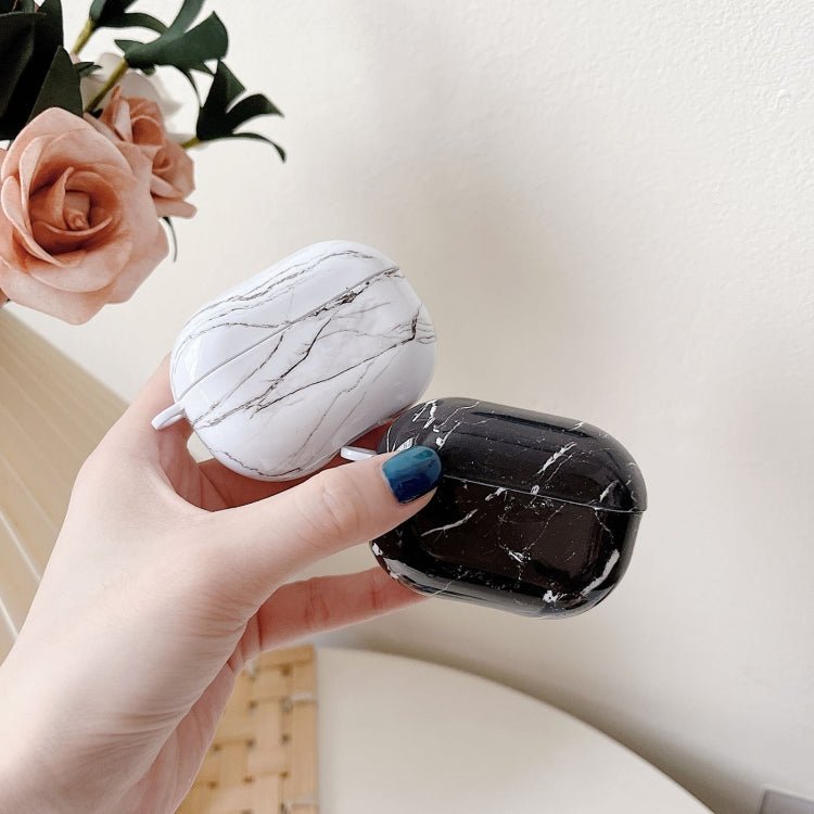 Marble Texture PC Glossy Earphone Protective Case, For Xiaomi Redmi Buds 4 Pro - ORIWHIZ