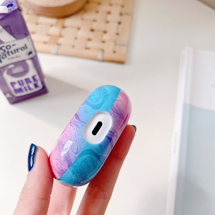 Marble Texture PC Glossy Earphone Protective Case, For Xiaomi Redmi Buds 4 Pro - ORIWHIZ
