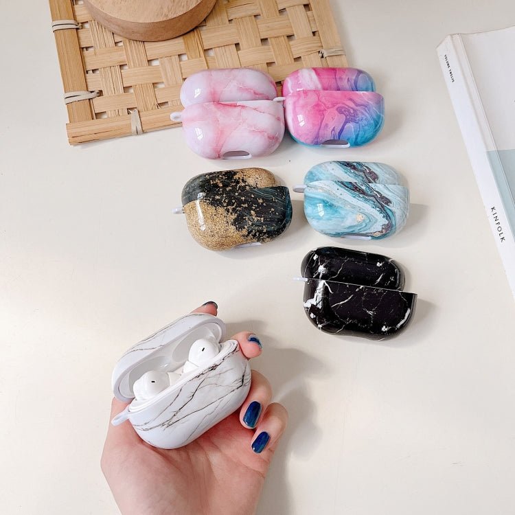 Marble Texture PC Glossy Earphone Protective Case, For Xiaomi Redmi Buds 4 Pro - ORIWHIZ