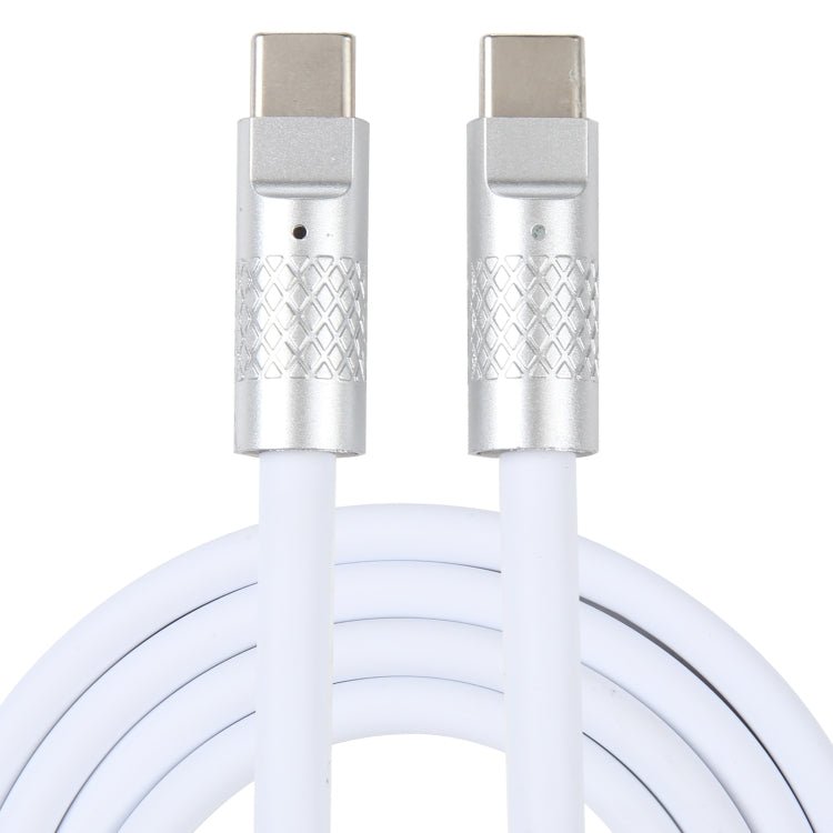 Mech Series 120W USB - C / Type - C to USB - C / Type - C Metal Plug Silicone Fast Charging Data Cable, Length: 1.2m, Type - C, 1.2m Type - C to Type - C - ORIWHIZ