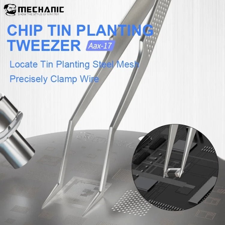 Mechanic Aax - 17 Non - Magnetic Stainless Steel Tweezer, Mechanic Aax - 17 - ORIWHIZ