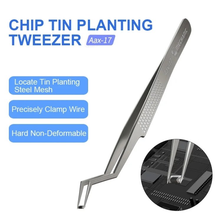 Mechanic Aax - 17 Non - Magnetic Stainless Steel Tweezer, Mechanic Aax - 17 - ORIWHIZ