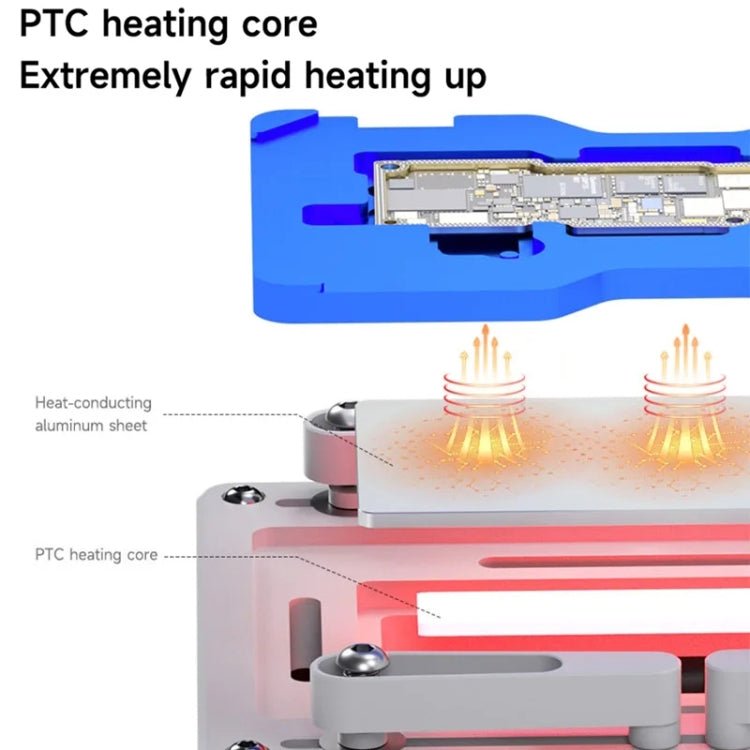 Mechanic Heat Air Intelligent Motherboard Layered Desoldering Station For iPhone X - 15 Series, Host, EU Plug - ORIWHIZ