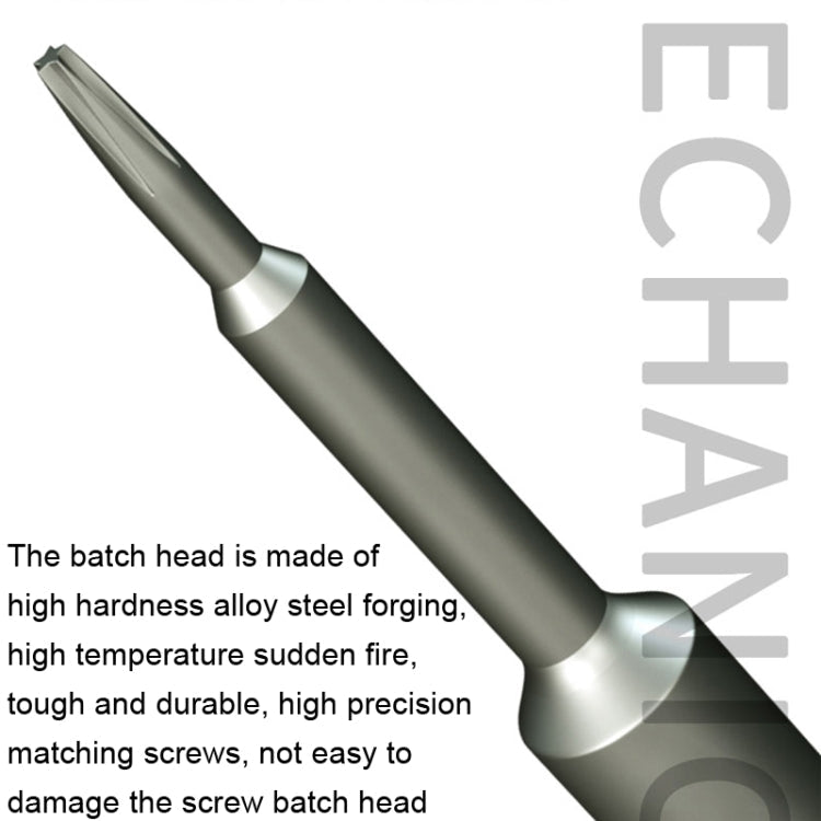 MECHANIC iMini Series Mobile Phone Repair Glasses Screw Batch Clock Tool, Five Star 0.8, Triangle 0.6, Phillips 1.5, Phillips 1.2, Phillips 2.5, T2 - ORIWHIZ