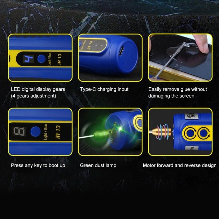 MECHANIC iR13 Rechargeable OCA Glue Adjustable Speed Remove Tool, iR13 - ORIWHIZ