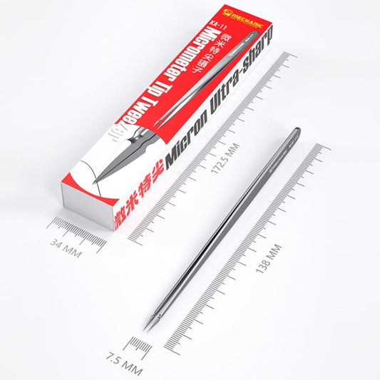 Mechanic KA - 11 Non - magnetic Micrometer Pointed Tweezers - ORIWHIZ