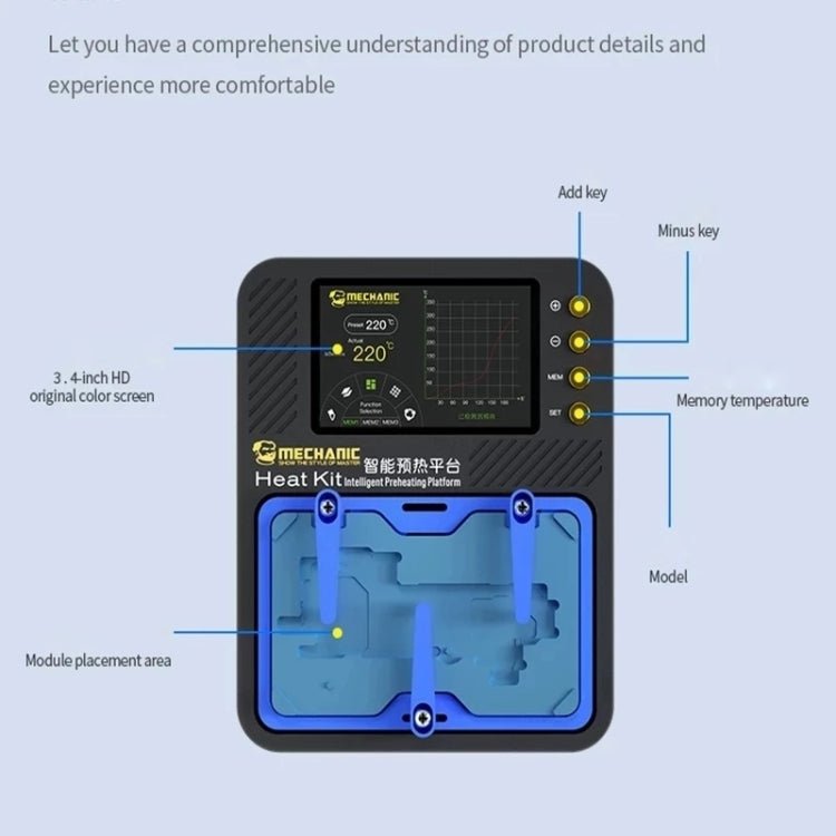 Mechanic Reflow Soldering Heating Platform , US Plug, Reflow (US Plug), Reflow (EU Plug) - ORIWHIZ