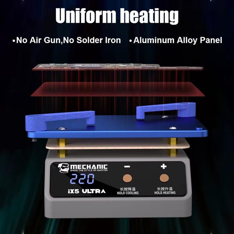 Mechanical IX5 Ultra Universal Preheating Platform for Motherboard Repair, US, EU - ORIWHIZ