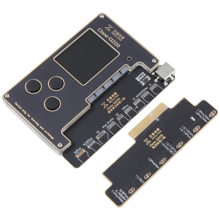MEGA - IDEA Clone DZ03 Battery Activation & Face ID Dot Matrix Programmer for iPhone 8 - 14 Pro Max, Plug: US, SPT0648A, SPT0648B - ORIWHIZ