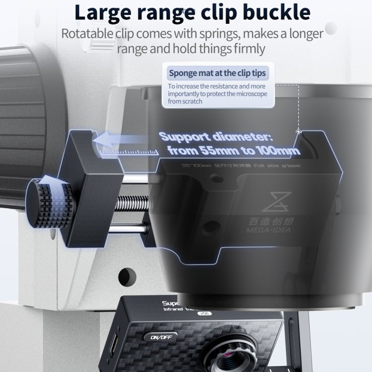 Mega - Idea Super IR Cam Mini S Microscope Infrared Thermal Imaging Camera for Motherboard Detected - ORIWHIZ