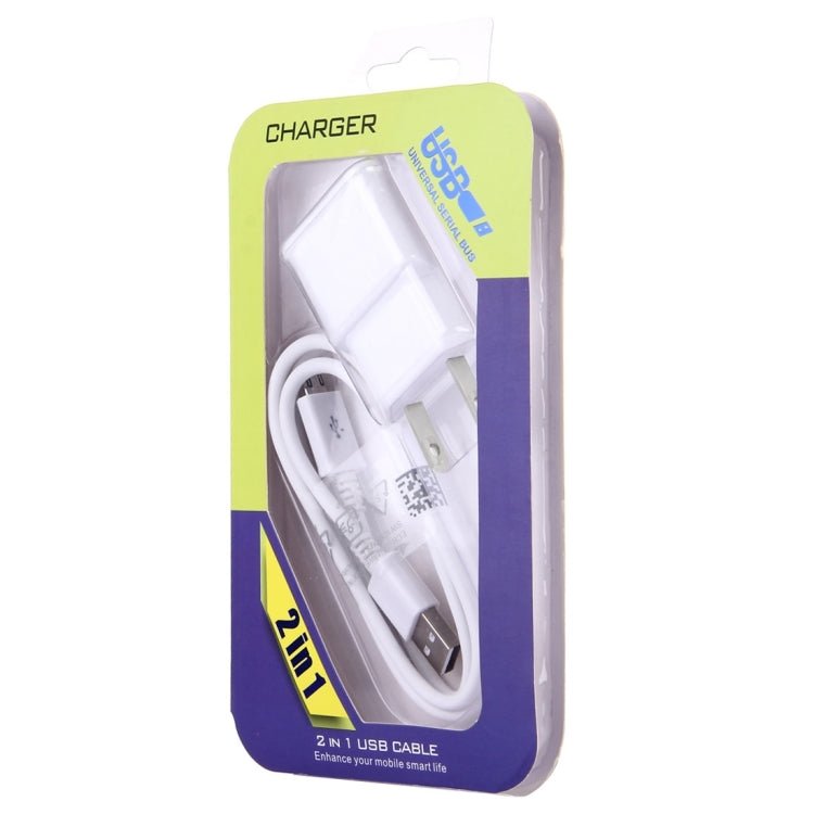Micro 5 Pin USB Sync Cable + US Plug Travel Charger - ORIWHIZ