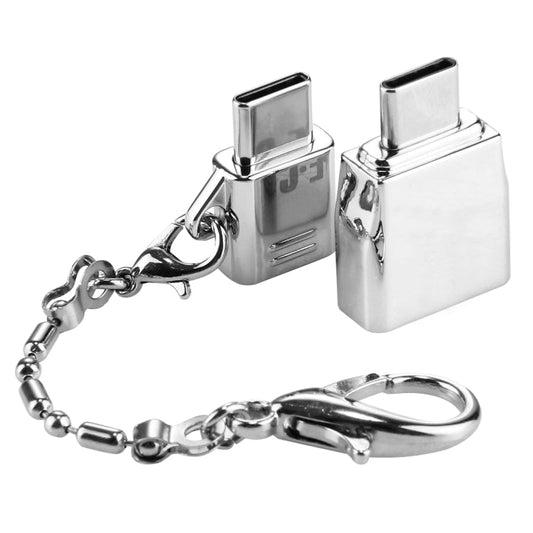 Micro USB Female to USB - C / Type - C Male + USB 2.0 Female to USB - C / Type - C Male Metal Adapter - ORIWHIZ
