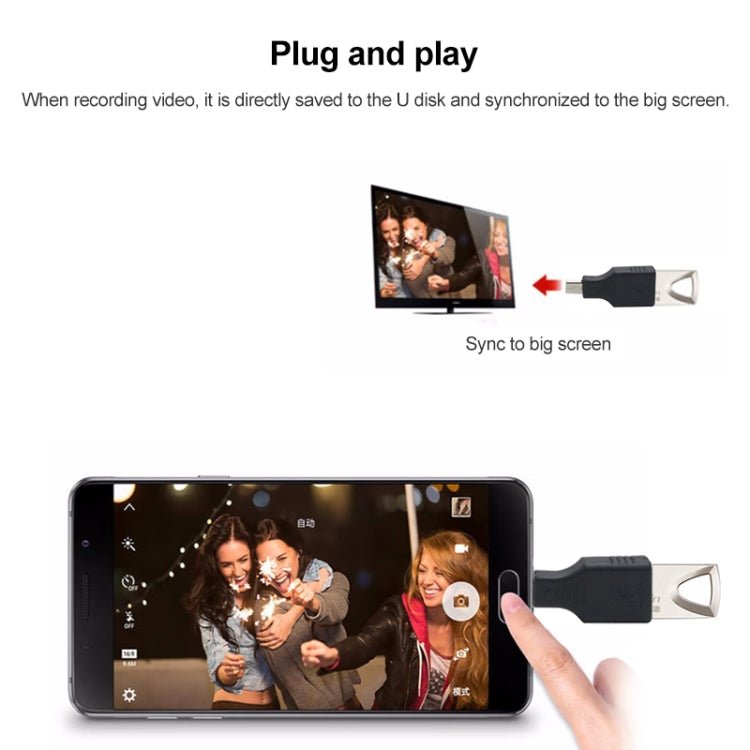 Micro USB to USB 2.0 Adapter with OTG Function - ORIWHIZ