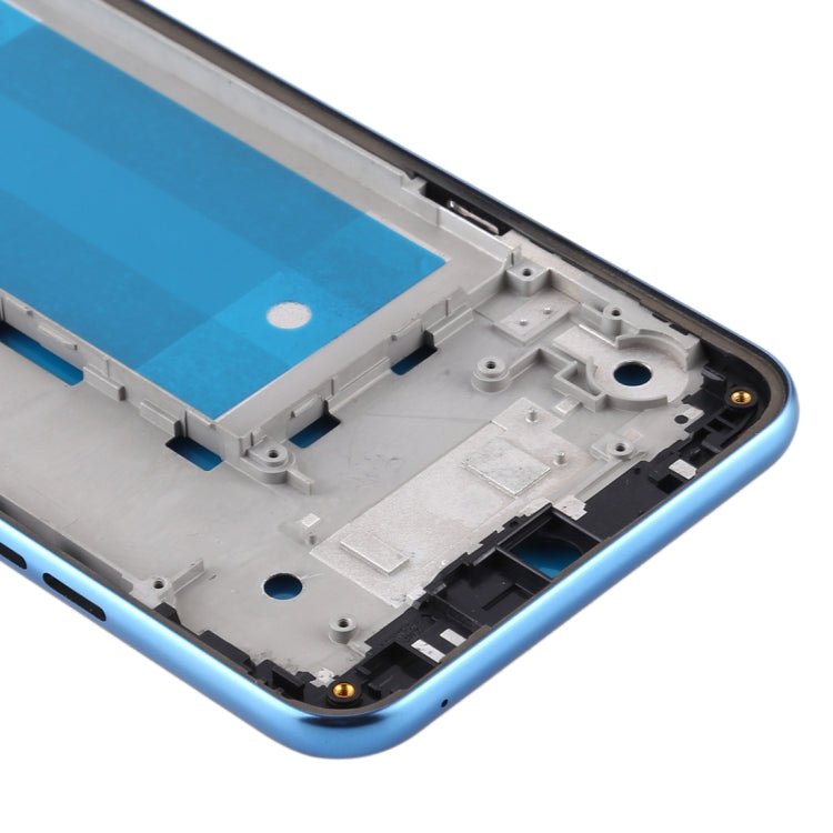 Middle Frame Bezel Plate for LG Q60 2019 / X6 2019 / X525BAW / X525ZA / X525HA / X525ZAW / LMX625N / X625N / X525, For LG Q60 2019 (Blue) - ORIWHIZ