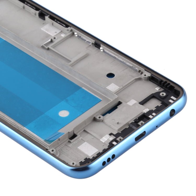 Middle Frame Bezel Plate for LG Q60 2019 / X6 2019 / X525BAW / X525ZA / X525HA / X525ZAW / LMX625N / X625N / X525, For LG Q60 2019 (Blue) - ORIWHIZ