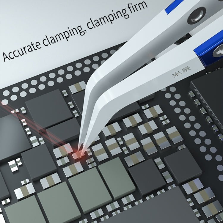 Mijing Antistatic Precision Diamagnetism Tweezers(Straight), Curved, Straight - ORIWHIZ