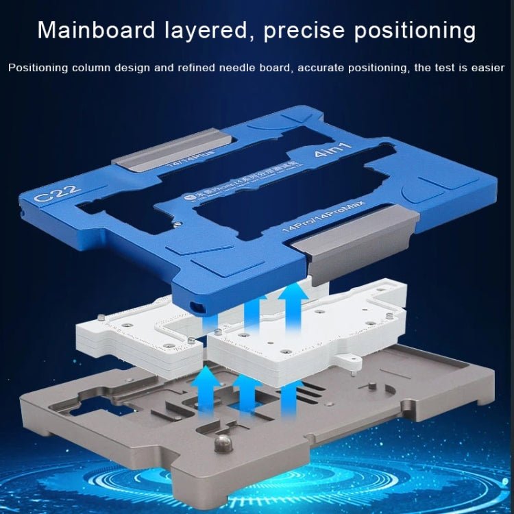 MiJing C22 Motherboard Middle Layer Testing Fixture for iPhone 14 / 14Plus / 14Pro / 14Pro Max, MiJing C22 - ORIWHIZ