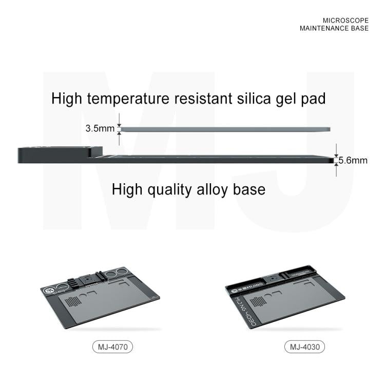 Mijing Fixed Rod Diameter 32mm Universal Microscope Aluminum Alloy Big Base, MJ - 4030, MJ - 4070 - ORIWHIZ