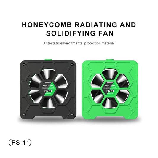 Mijing FS - 11 Cooling + UV Curing + Smoke Extraction Honeycomb Radiating Fan - ORIWHIZ