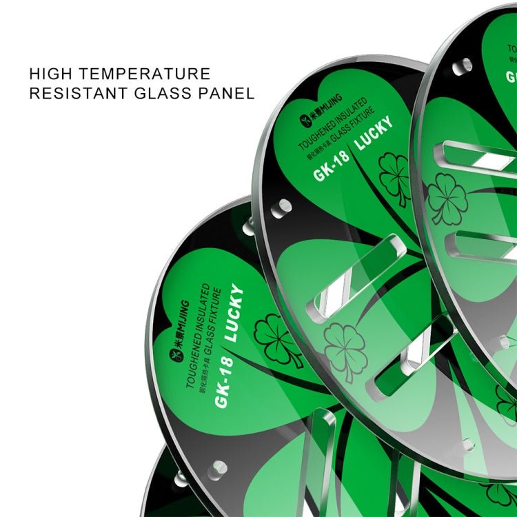 Mijing GK18 Orbicular Universal Toughened Insulated Glass Motherboard Repair Fixture, Mijing GK18 - ORIWHIZ