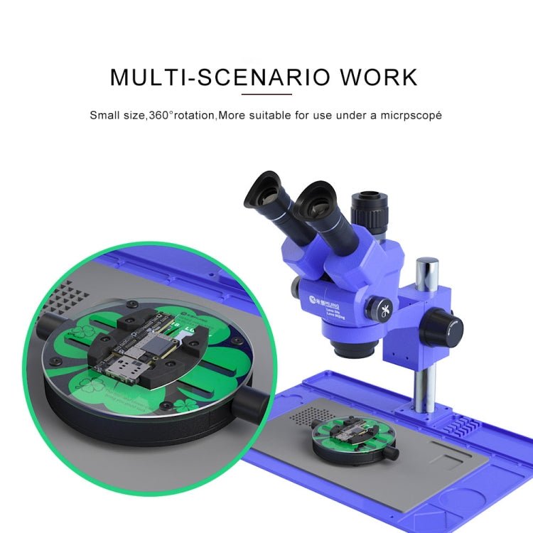 Mijing GK18 Orbicular Universal Toughened Insulated Glass Motherboard Repair Fixture, Mijing GK18 - ORIWHIZ