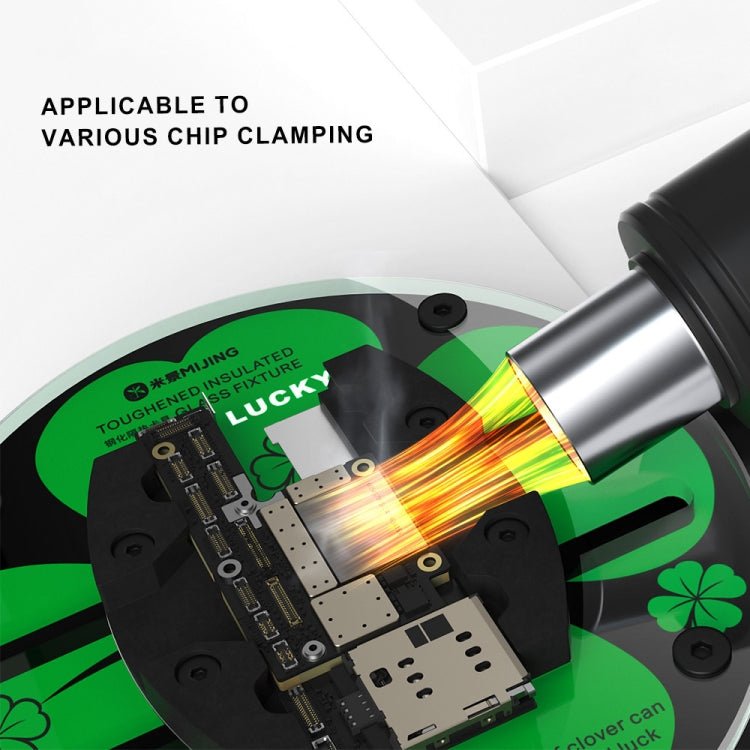 Mijing GK18 Orbicular Universal Toughened Insulated Glass Motherboard Repair Fixture, Mijing GK18 - ORIWHIZ