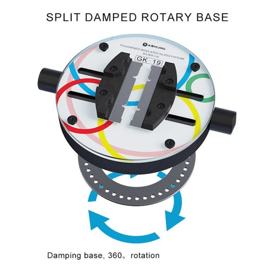 Mijing GK19 Orbicular Universal Toughened Insulated Glass Motherboard Repair Fixture, Mijing GK19 - ORIWHIZ