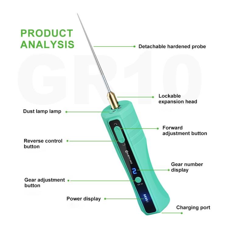 Mijing GR - 10 Multifunctional Speed Adjustable OCA Electric Screen Glue Remover, Mijing GR - 10 - ORIWHIZ