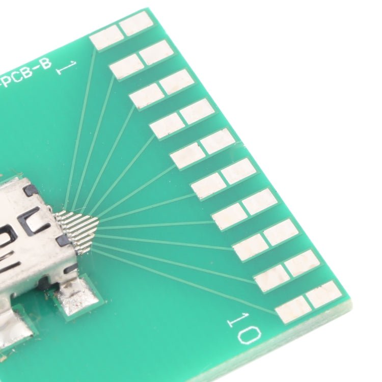 Mini 10pin USB Female Test Board, Mini 10pin - ORIWHIZ