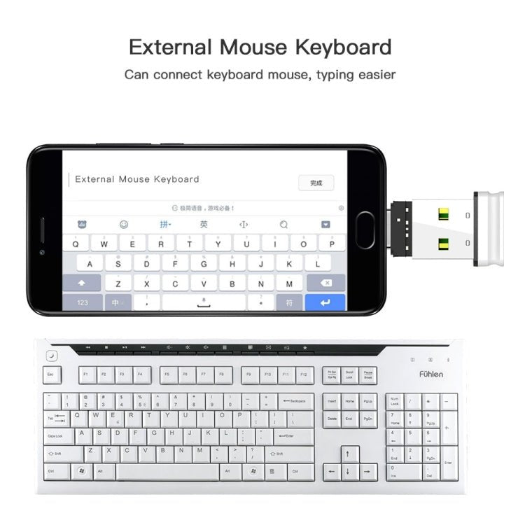 Mini Aluminum Alloy USB - C / Type - C Male to USB Female OTG Adapter Connector - ORIWHIZ
