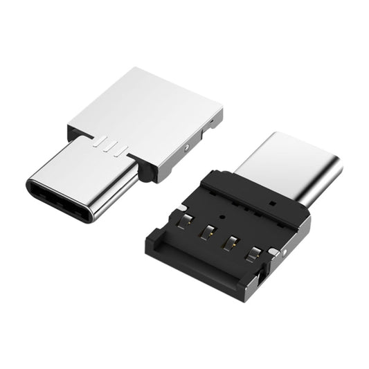 Mini Aluminum Alloy USB - C / Type - C Male to USB Female OTG Adapter Connector - ORIWHIZ