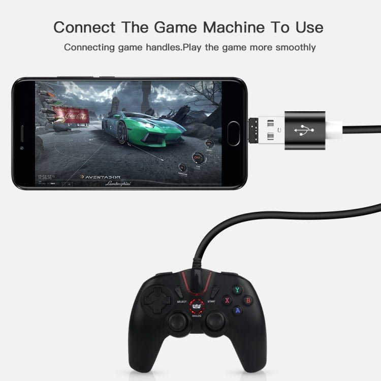 Mini Aluminum Alloy USB - C / Type - C Male to USB Female OTG Adapter Connector - ORIWHIZ