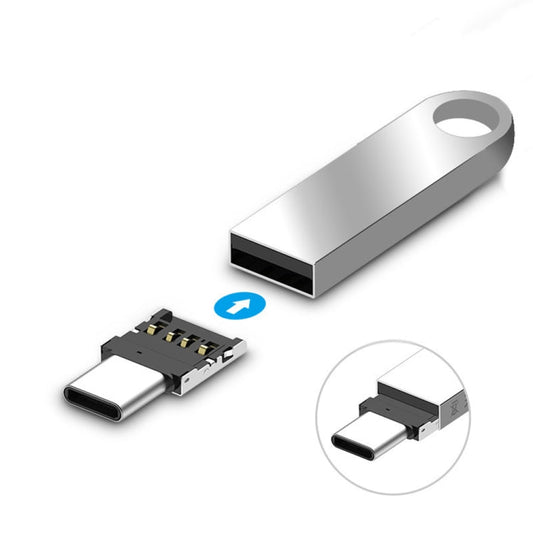 Mini Aluminum Alloy USB - C / Type - C Male to USB Female OTG Adapter Connector - ORIWHIZ