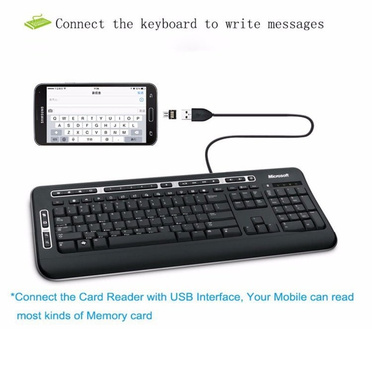 Mini Android Style Micro USB OTG USB Drive Reader - ORIWHIZ
