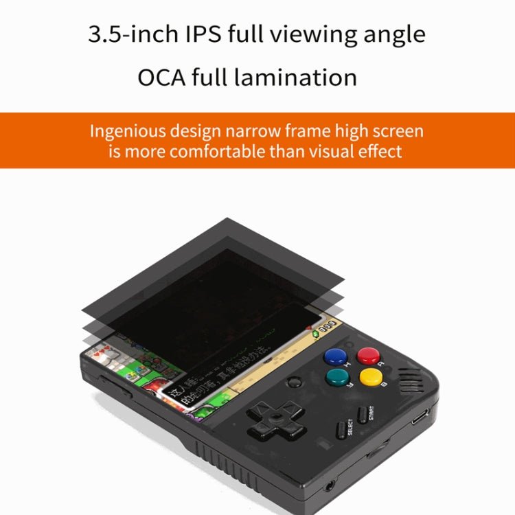 Miyoo Mini Plus 3.5 Inch IPS Screen Retro Handheld Game Console, NO Card 0 Games, 32GB 9K Games, 64GB 15K Games, 128GB 25K Games - ORIWHIZPocket ConsolePocket Console & AccessoriesToys & Hobbies
