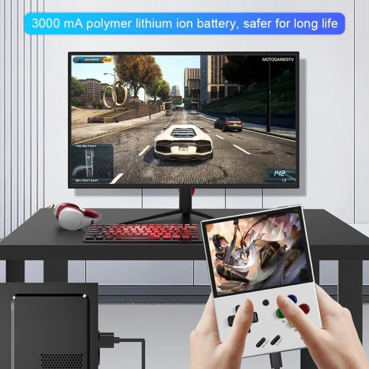 Miyoo Mini Plus 3.5 Inch IPS Screen Retro Handheld Game Console, NO Card 0 Games, 32GB 9K Games, 64GB 15K Games, 128GB 25K Games - ORIWHIZPocket ConsolePocket Console & AccessoriesToys & Hobbies