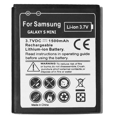 Mobile Phone Battery for Galaxy S Mini / S5570 / S5750 / S7230, Neutral 1500mAh, For Galaxy S Mini / S5570 / S5750 / S7230 - ORIWHIZ