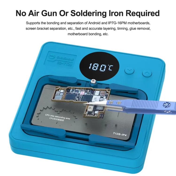 Mobile Phone Motherboard Smart Repair Heating Platform Kit Support IP7G - 16PM/Android Universal, SUNSHINE SS - T12B 13 In 1, SUNSHINE SS - T12B 9 In 1 - ORIWHIZ