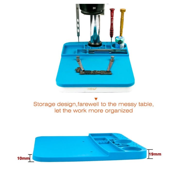 Mobile Phone Repair Microscope Silicone Insulation Work Mat, 20x26cm - ORIWHIZ