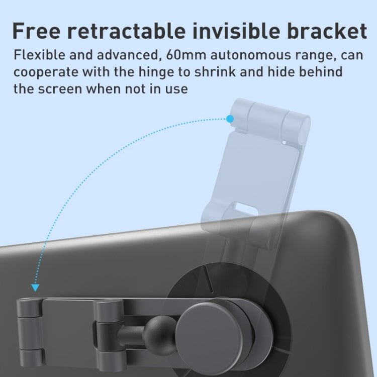 MOMAX CM21E INVISIBLE MOUNT Aluminum Folding Universal Bracket, CM21E - ORIWHIZ