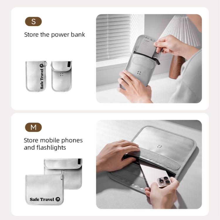 MOMAX SR53E 1 - World Airliner Fireproof Storage Bag, Size: 218x235mm, Size: 218x235mm - ORIWHIZApple AccessoriesGalaxy S Series Parts Digital Storage BagMac Accessories
