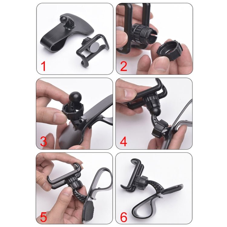 Multi - function Vehicle Navigation Frame Dashboard Car Mount Phone Holder, with Air Outlet, Phone Holder With Air Outlet - ORIWHIZ