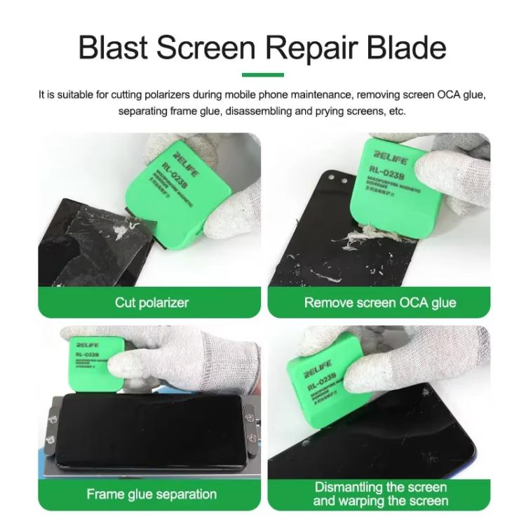 Multi - purpose Magnetic Spatula LCD Screen Degumming Glass Cleaning Knife, RELIFE RL - 023B - ORIWHIZ